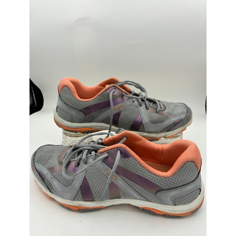 Ryka Influence Women's Cross Training Shoes Gray Purple Orange US 9.5 Athletic